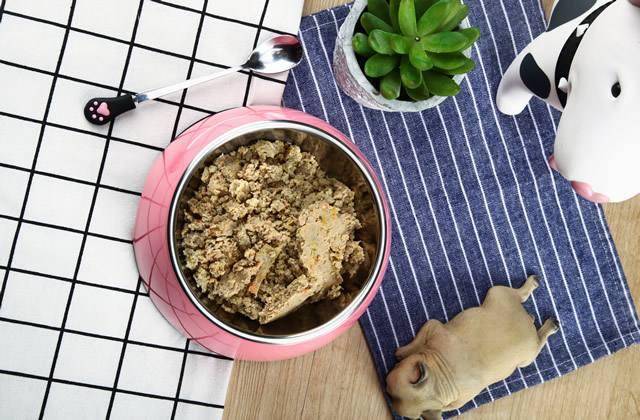 The easiest way to make dog food